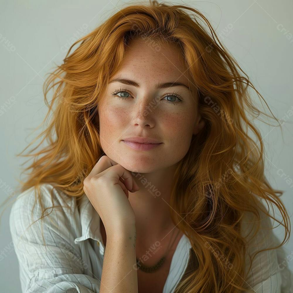 UMA LINDA MULHER RUIVA - IMAGEM