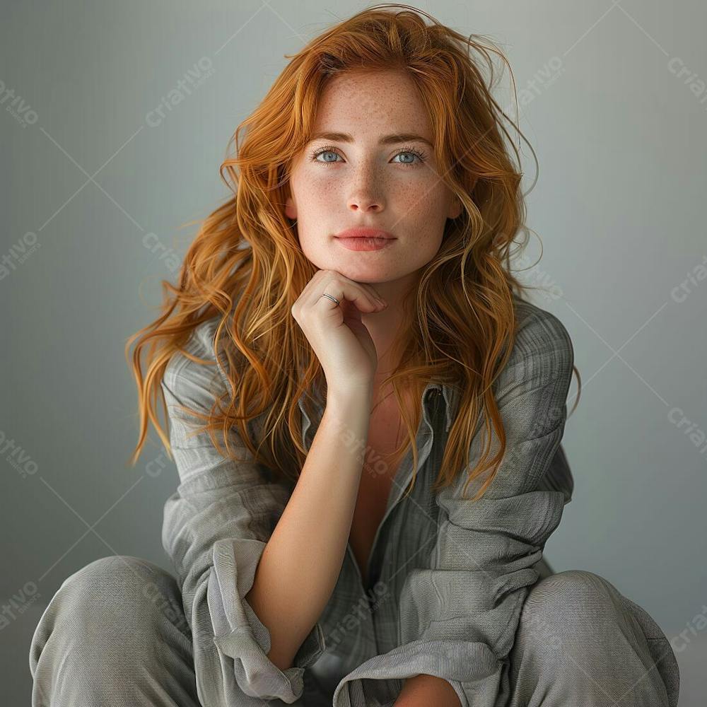 UMA LINDA MULHER RUIVA - IMAGEM