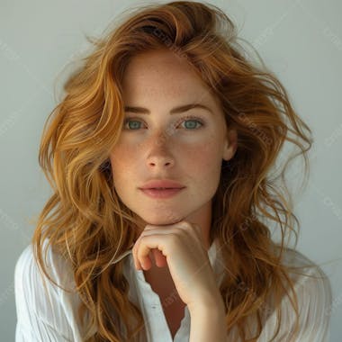 Uma linda mulher ruiva imagem