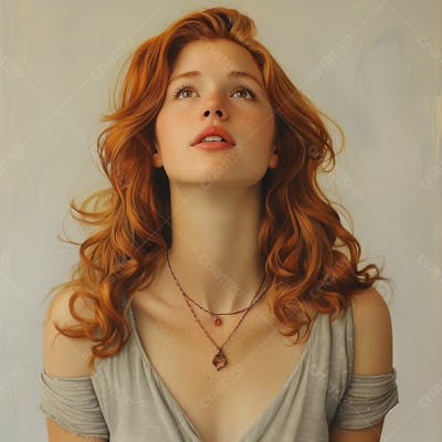 UMA LINDA MULHER RUIVA - IMAGEM