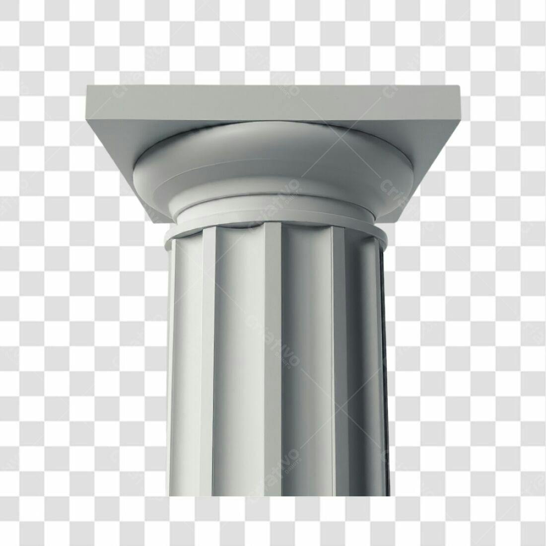 Icone Coluna Grega PNG com fundo transparente