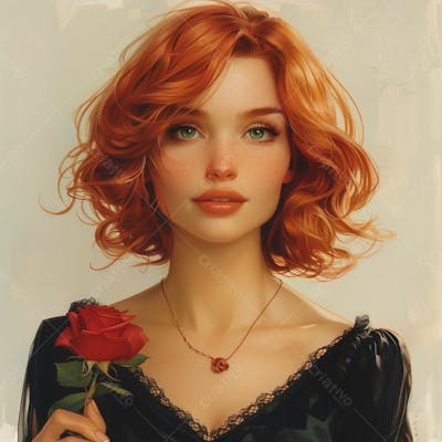 MULHER BONITA RUIVA | IMAGEM