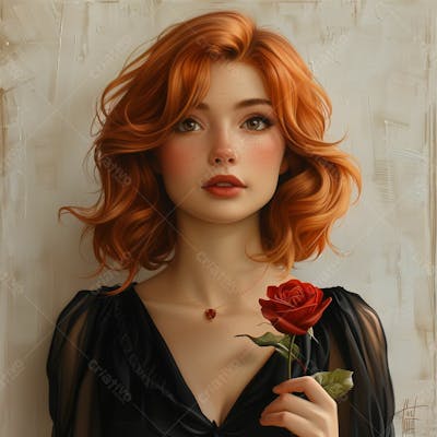 MULHER BONITA RUIVA | IMAGEM