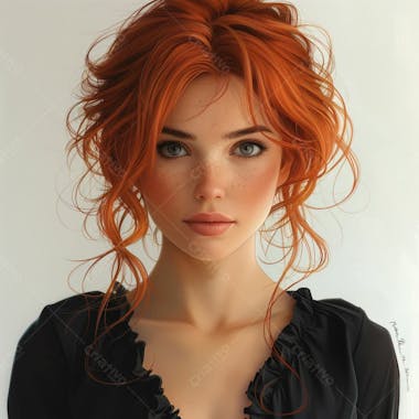 Mulher bonita ruiva | imagem