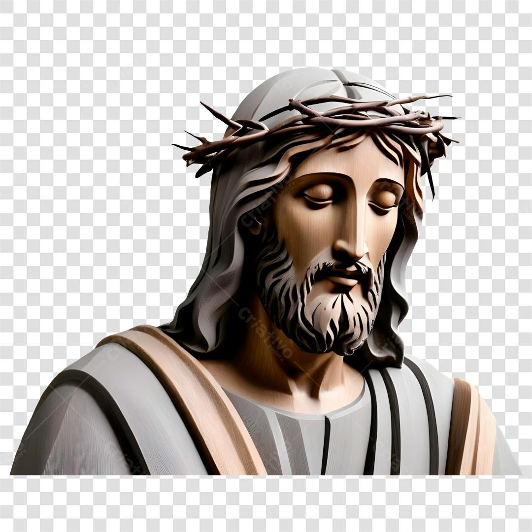 Icone Jesus Cristo Semana Santa PNG com fundo transparente