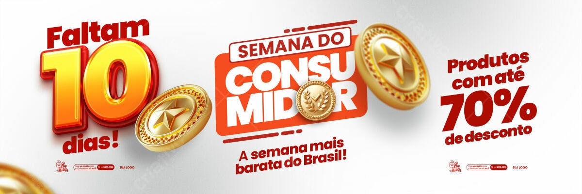 Banner Semana do Consumidor PSD Editável