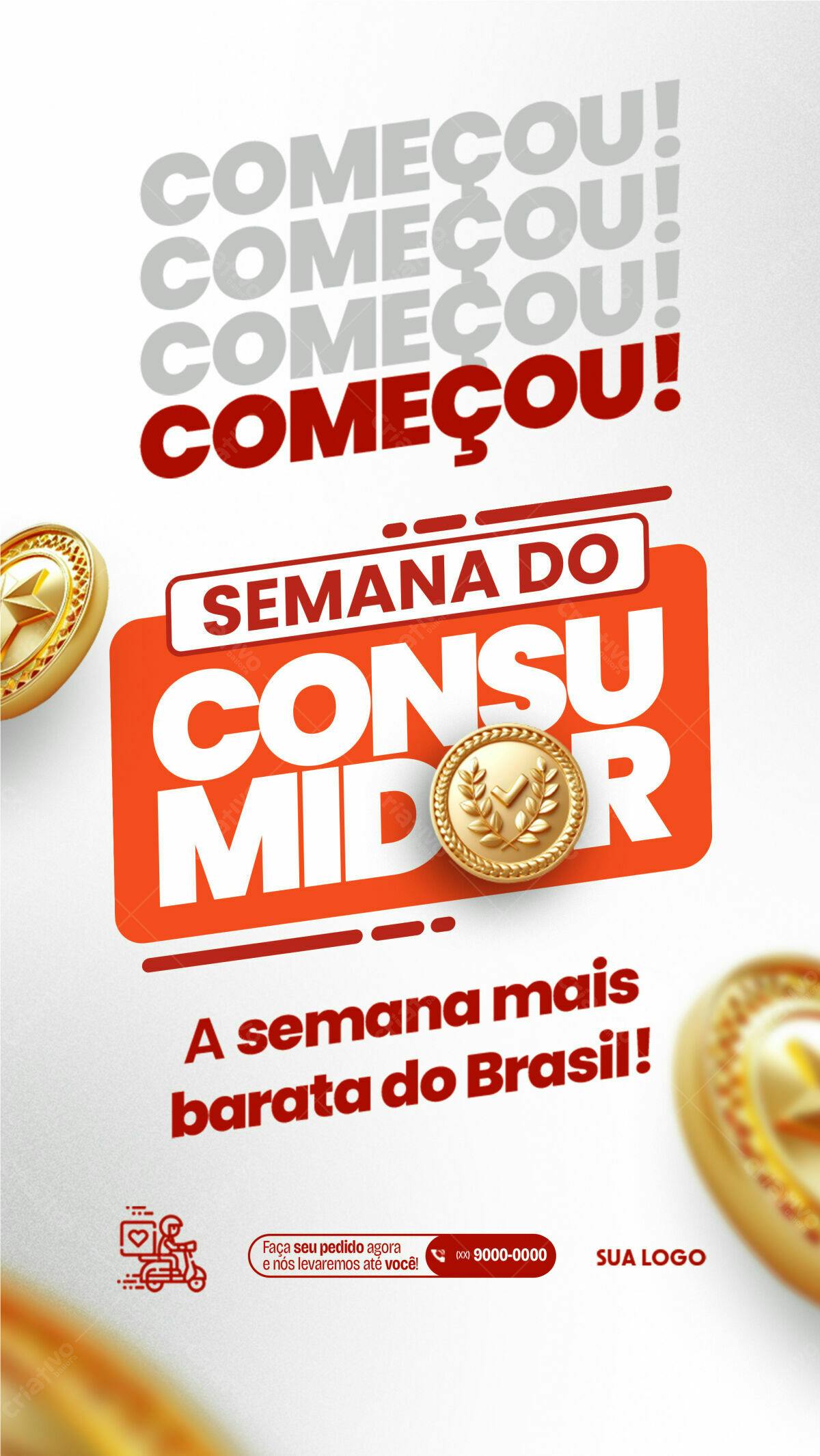 Flyer Semana do Consumidor PSD Editável