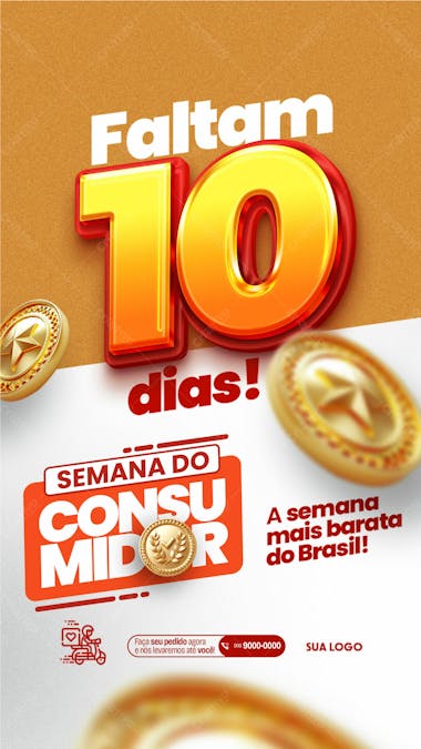 Story semana do consumidor faltam 10 dias