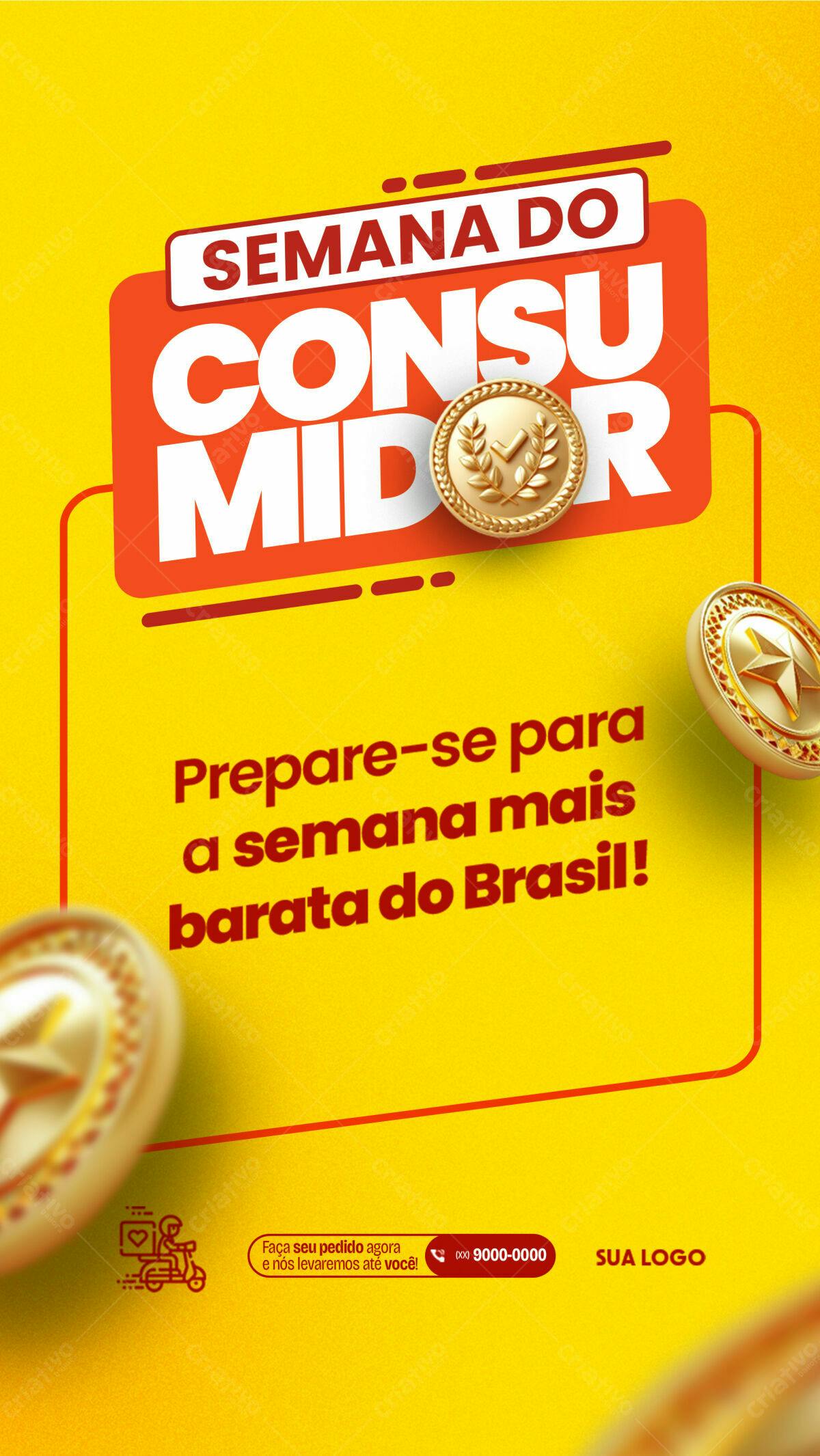 Flyer Semana do Consumidor PSD Editável