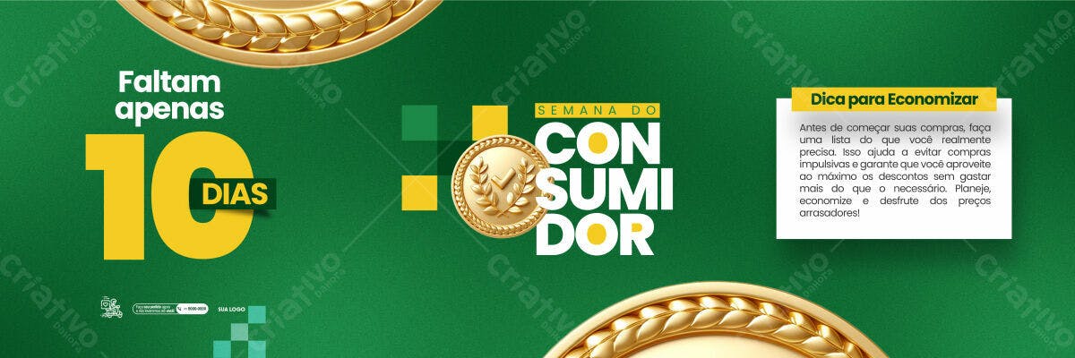 Banner Semana do Consumidor PSD Editável