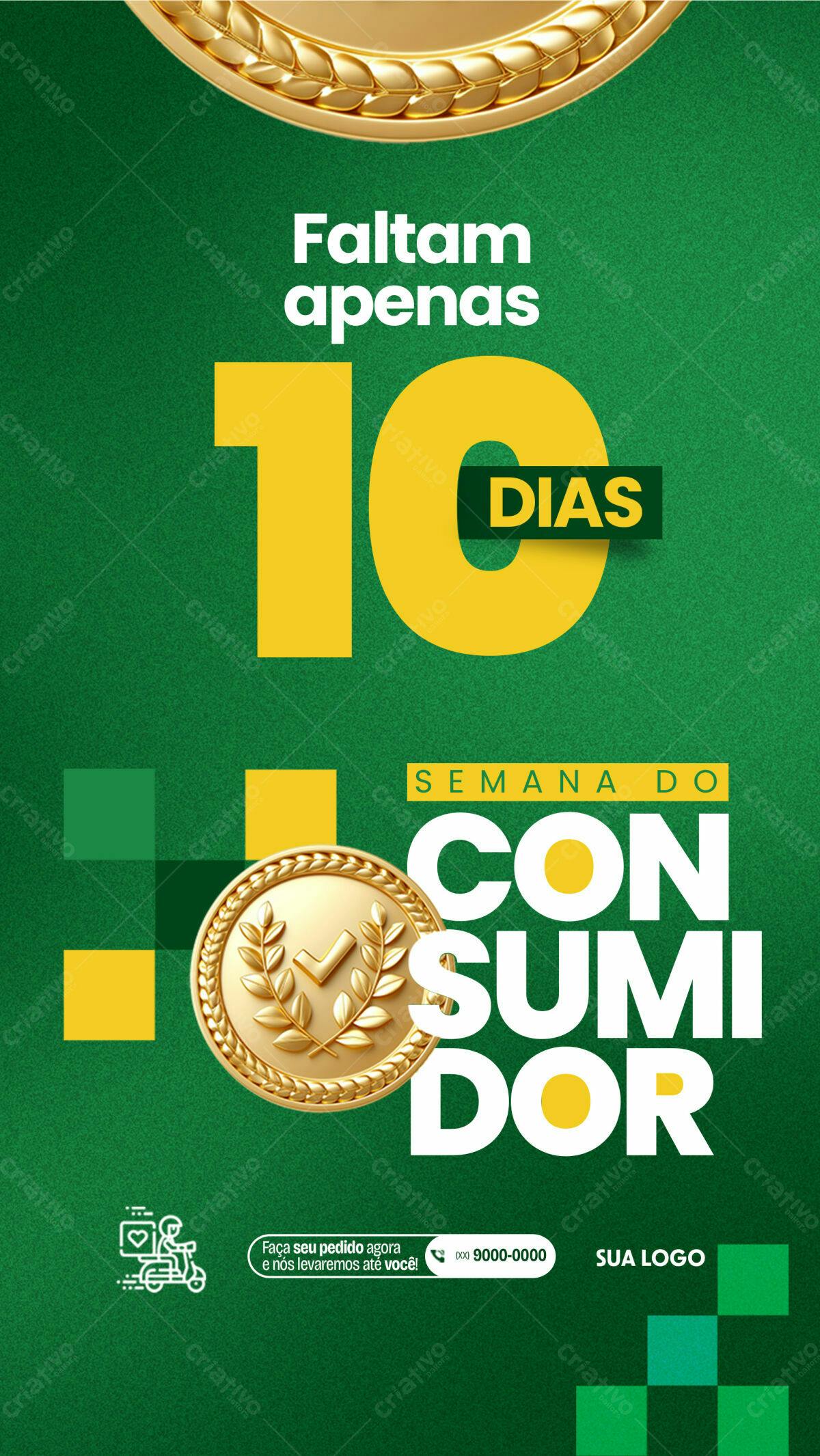 Flyer para Semana do Consumidor PSD Editável