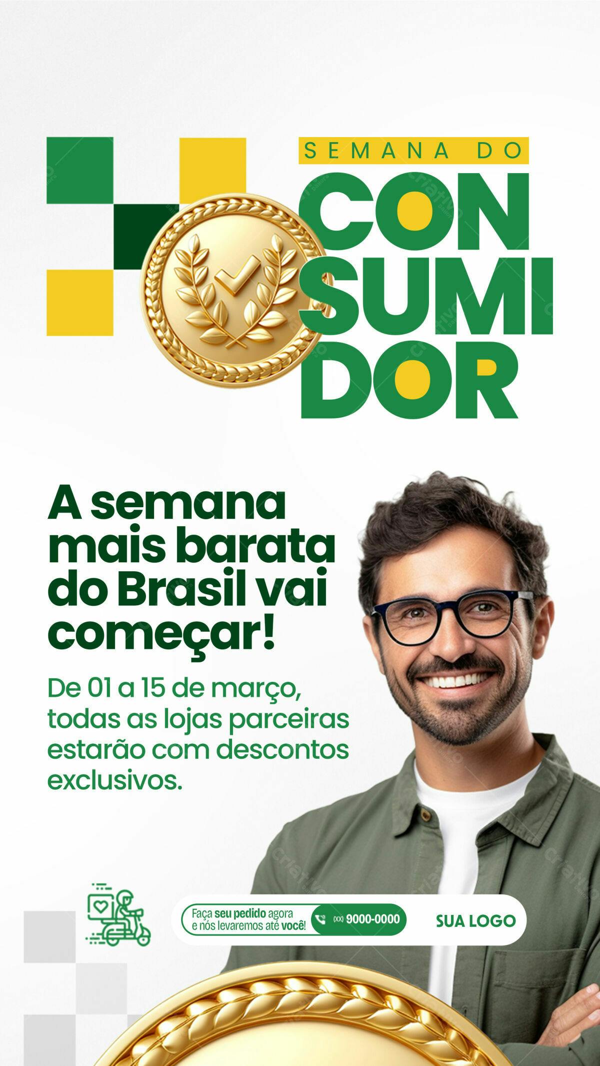 Flyer Semana do Consumidor PSD Editável