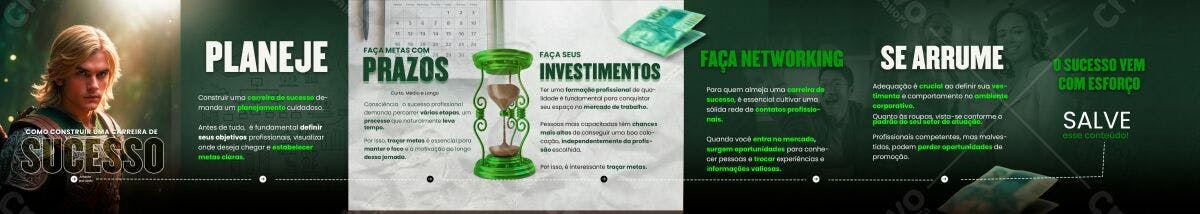 Plano de Carreira de Sucesso PSD Editável