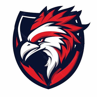 LOGOTIPO DE FUTEBOL, GAVIÃO, ÁGUIA, FALCÃO