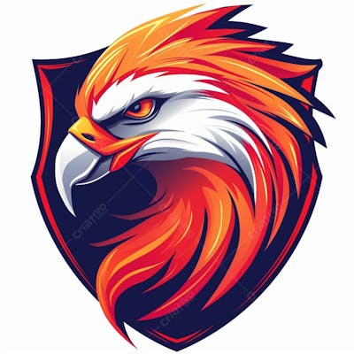 LOGOTIPO DE FUTEBOL, GAVIÃO, ÁGUIA, FALCÃO
