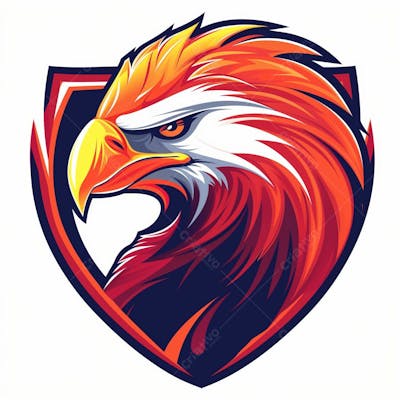LOGOTIPO DE FUTEBOL, GAVIÃO, ÁGUIA, FALCÃO
