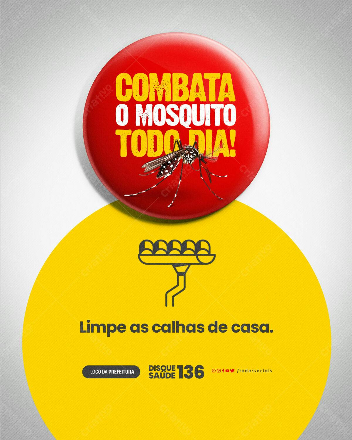 PSD para Campanha de Combate ao Mosquito PSD Editável