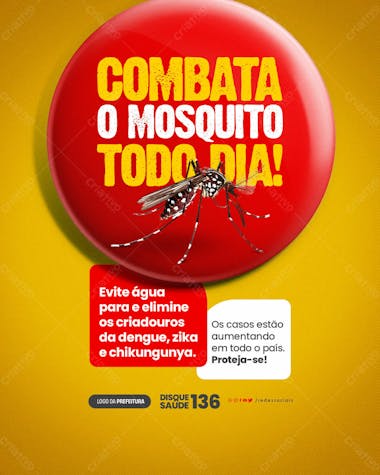 Social media combata o mosquito todo dia os casos estão aumentando