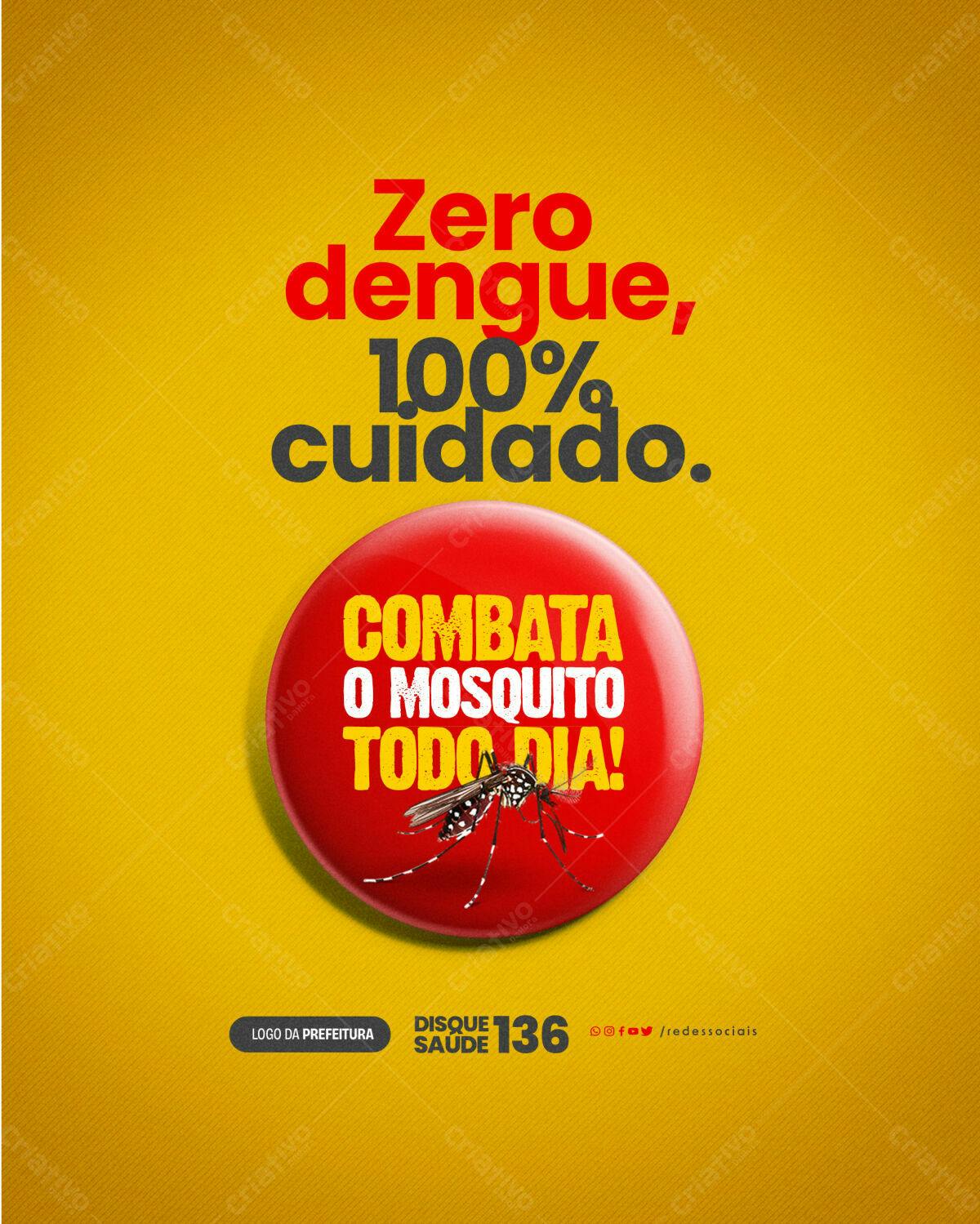 PSD para Campanha de Combate à Dengue Editável