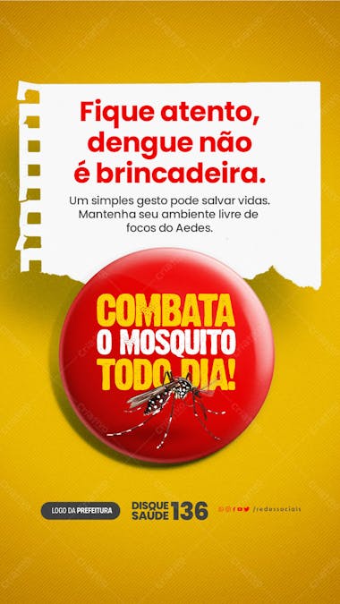 Story combata o mosquito todo dia fique atento