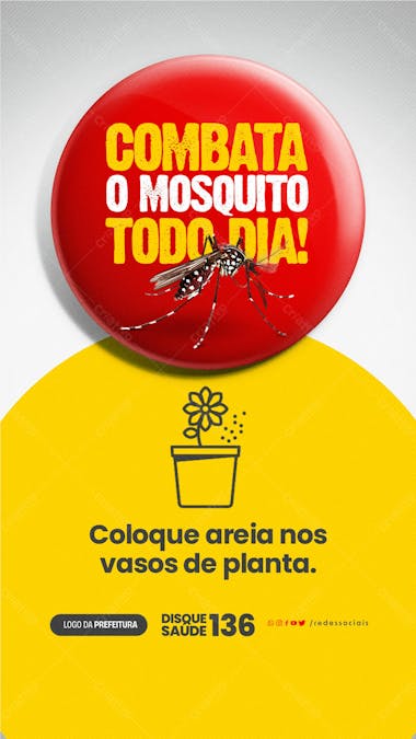 Story combata o mosquito todo dia plantas