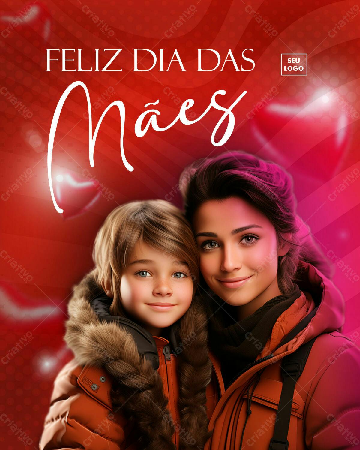 Flyer Dia das Mães PSD Editável