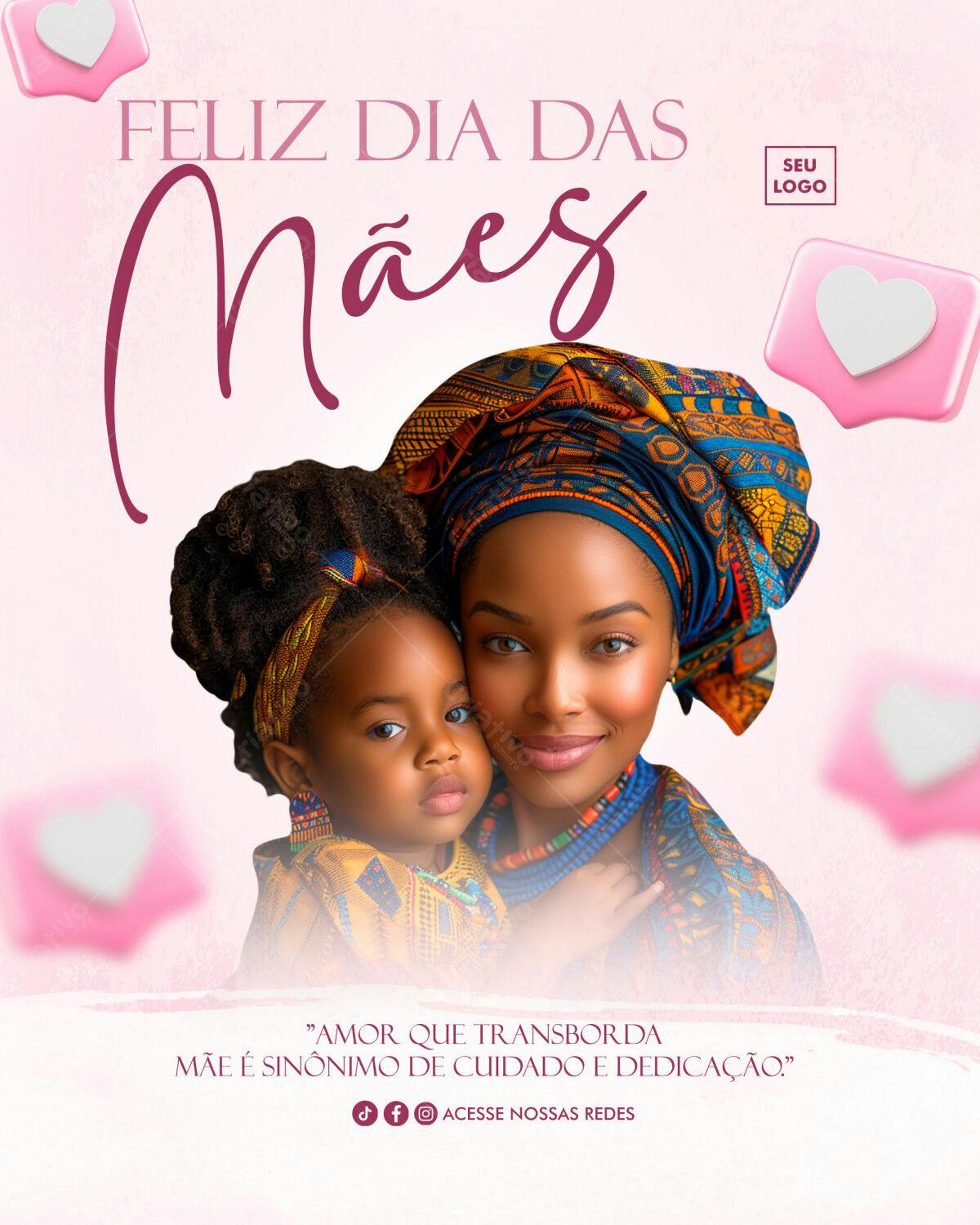 Flyer Dia das Mães PSD Editável
