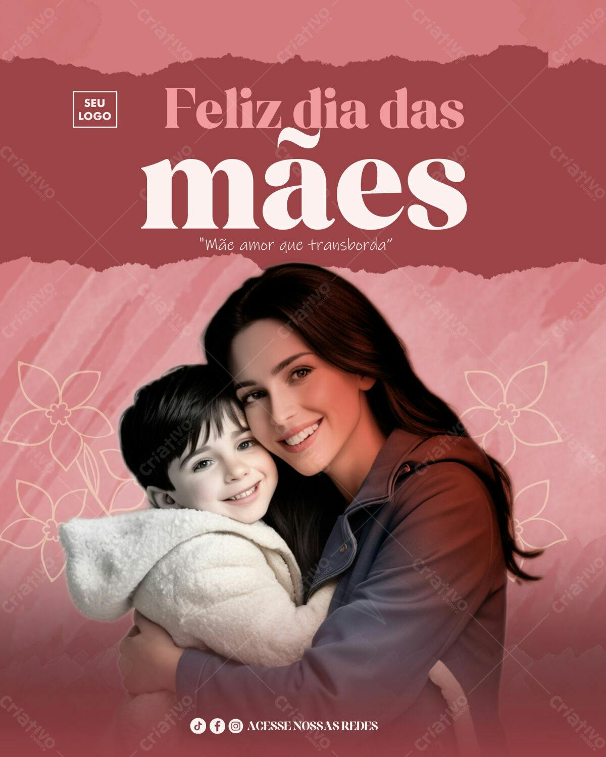 Flyer Dia das Mães PSD Editável