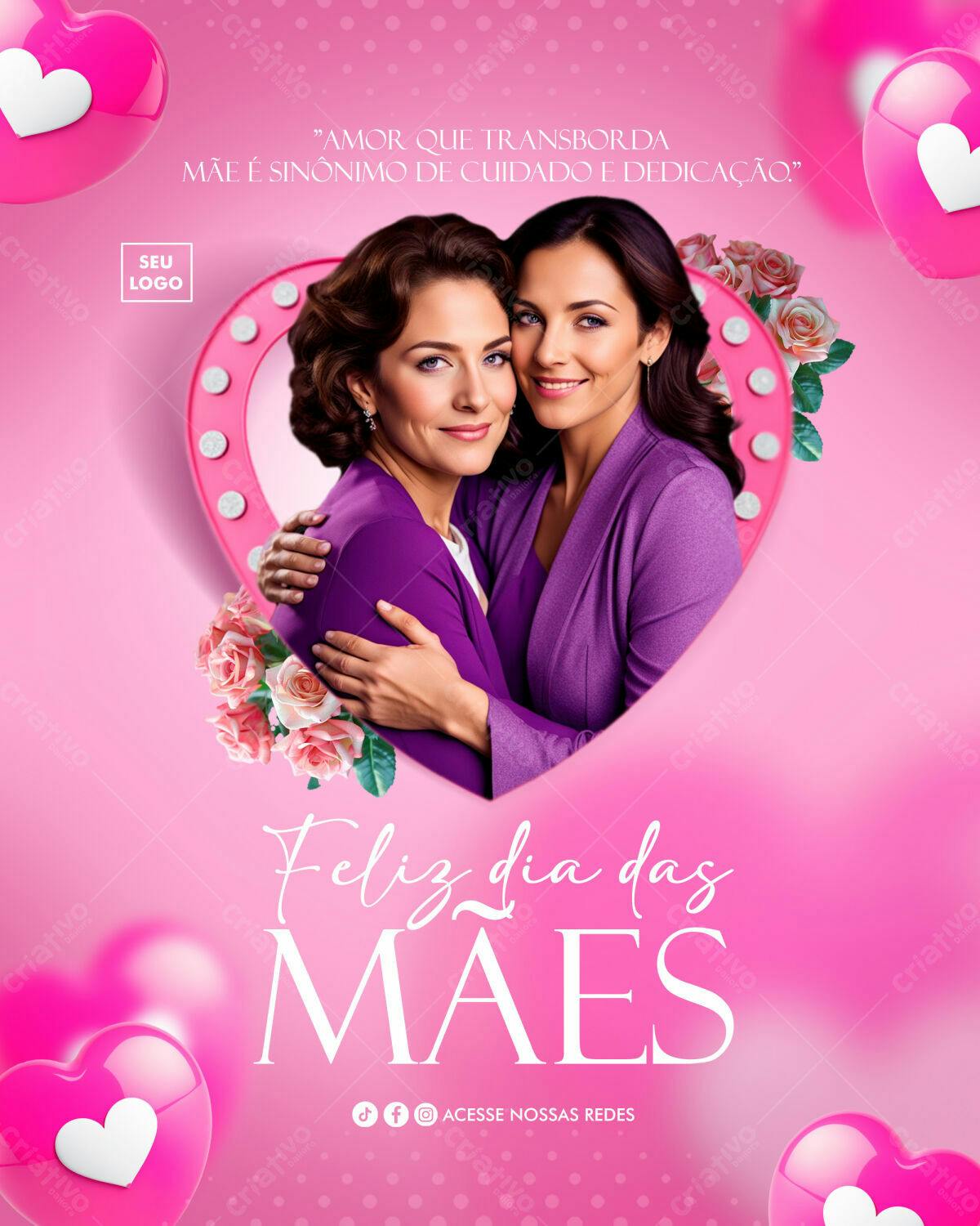 Flyer Dia das Mães PSD Editável
