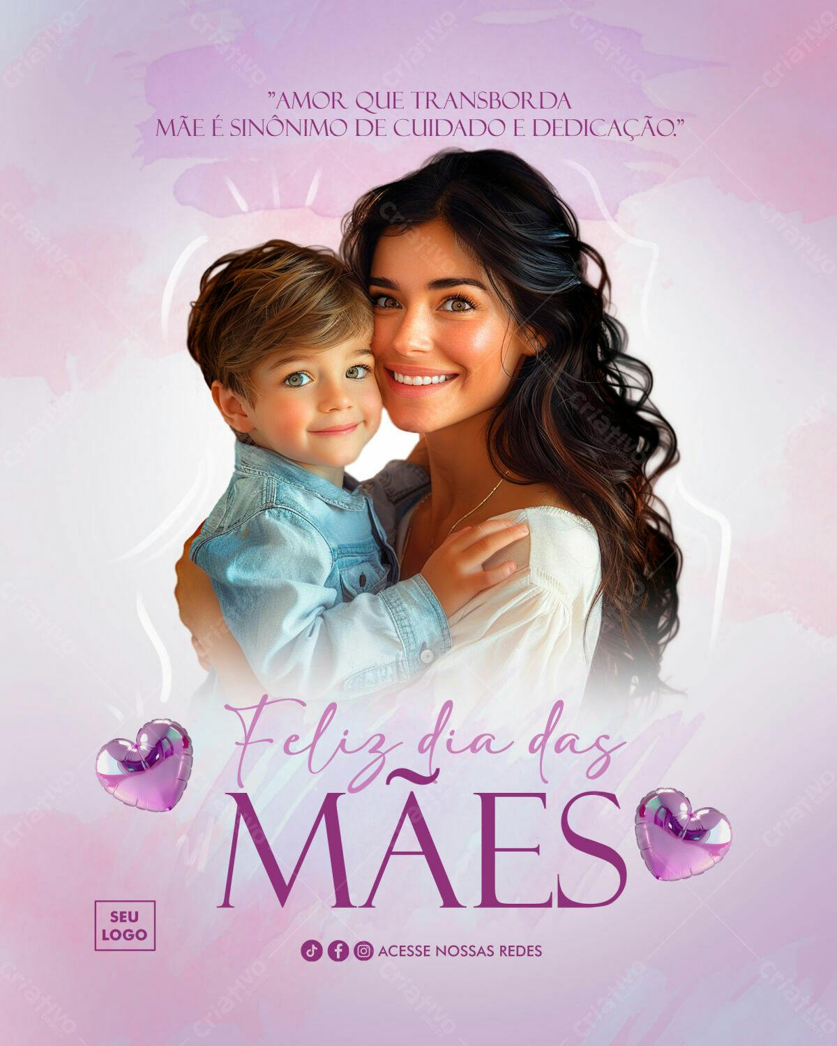 Flyer Dia das Mães PSD Editável