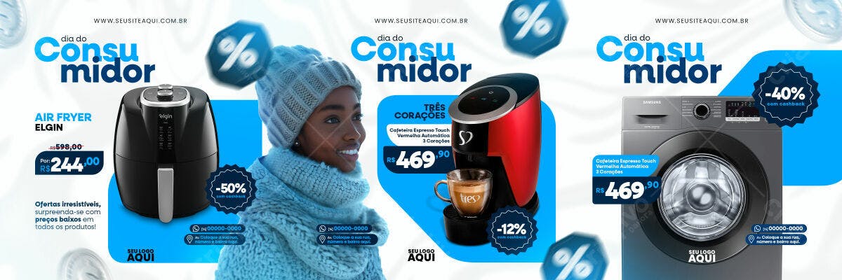 Banner Dia do Consumidor PSD Editável