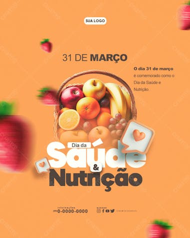 Dia da nutrição e saúde 31 de março feed