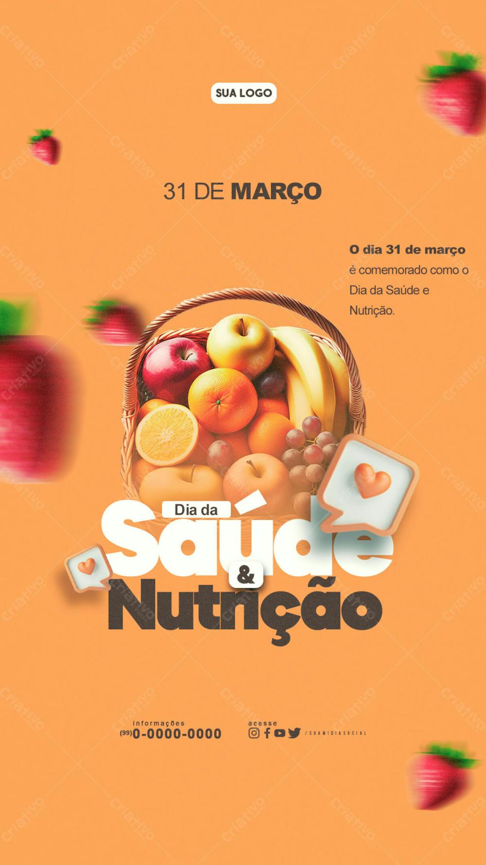 Dia Da Nutrição E Saúde 31 De Março Stories