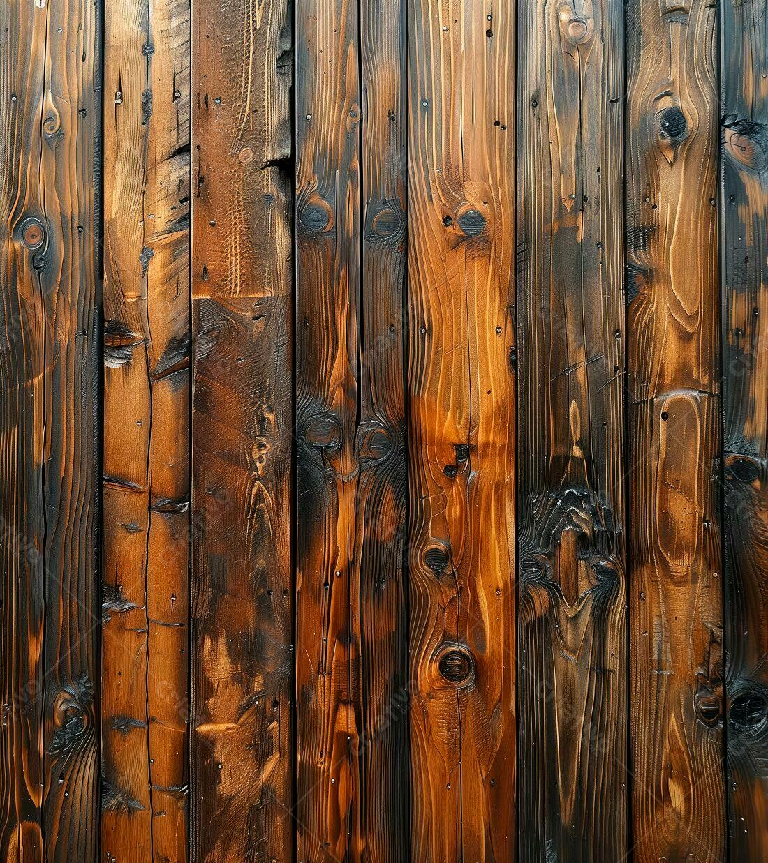 Textura Madeira Queimada Marrom Escuro