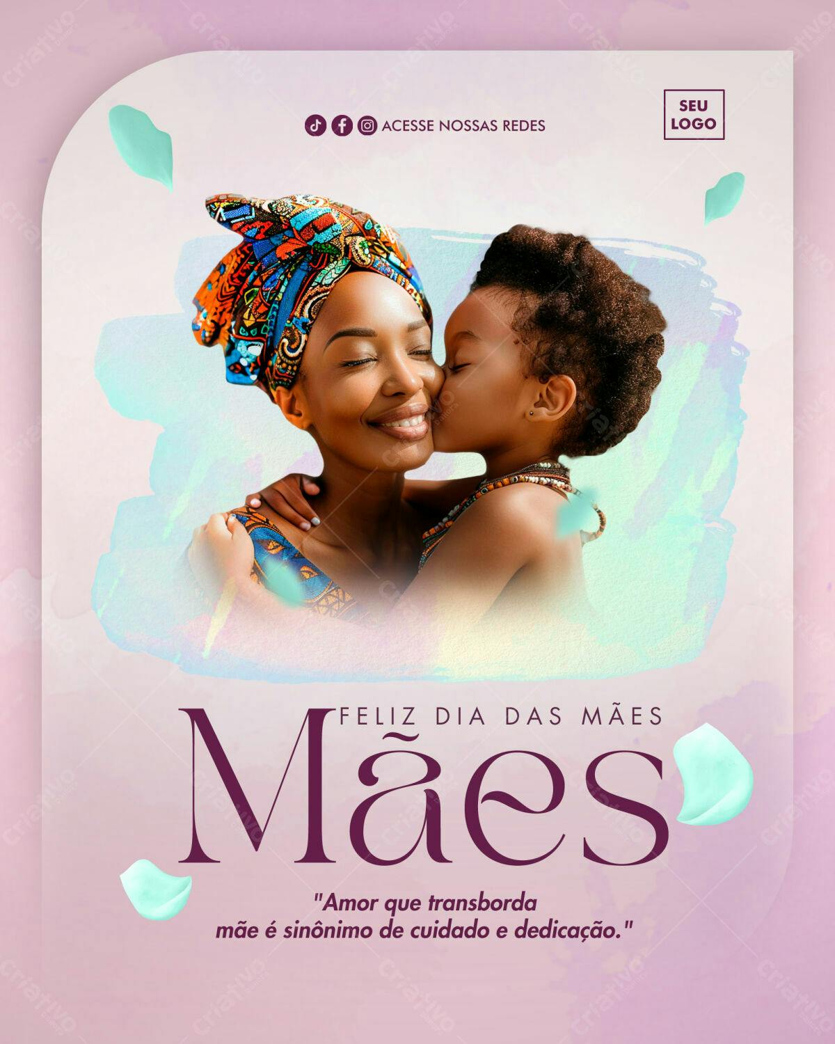 Flyer para o Dia das Mães PSD Editável