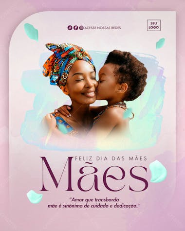 Feliz dia das mães dia 12 de maio flyer psd