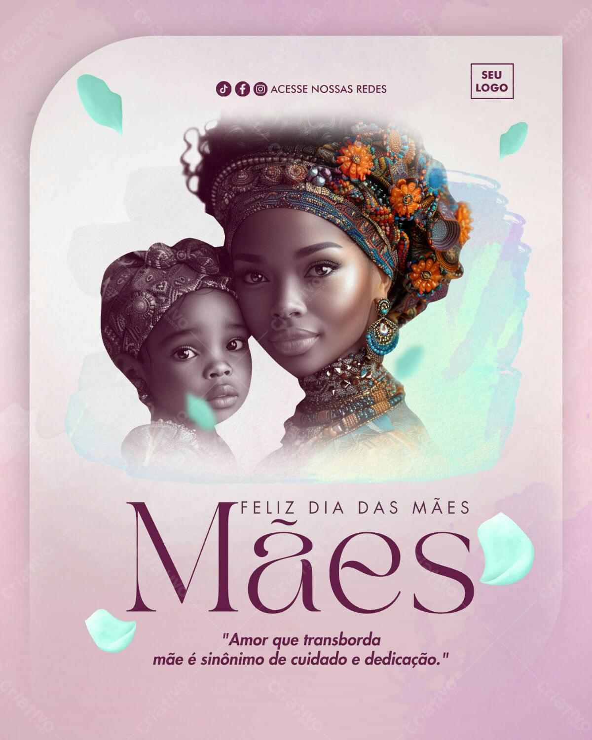 Flyer Dia das Mães PSD Editável