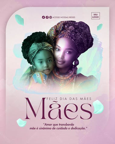 Feliz dia das mães dia 12 de maio flyer psd