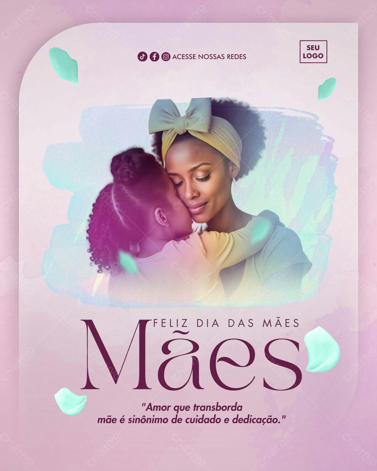 Flyer Dia das Mães PSD Editável
