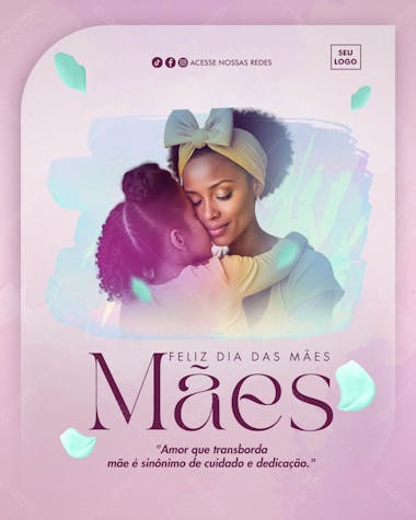 Feliz dia das mães dia 12 de maio flyer psd