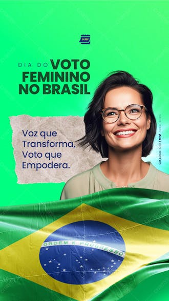 Story dia do voto feminino no brasil voz que transforma