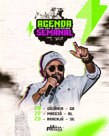 Flyer agenda semanal