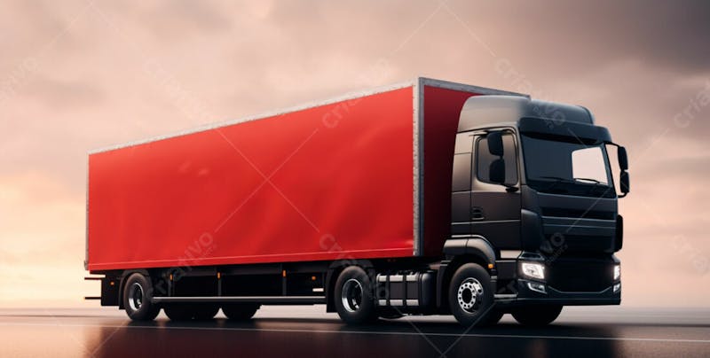 Imagem de um caminhão grande 67