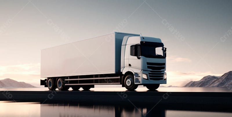 Imagem de um caminhão grande 91