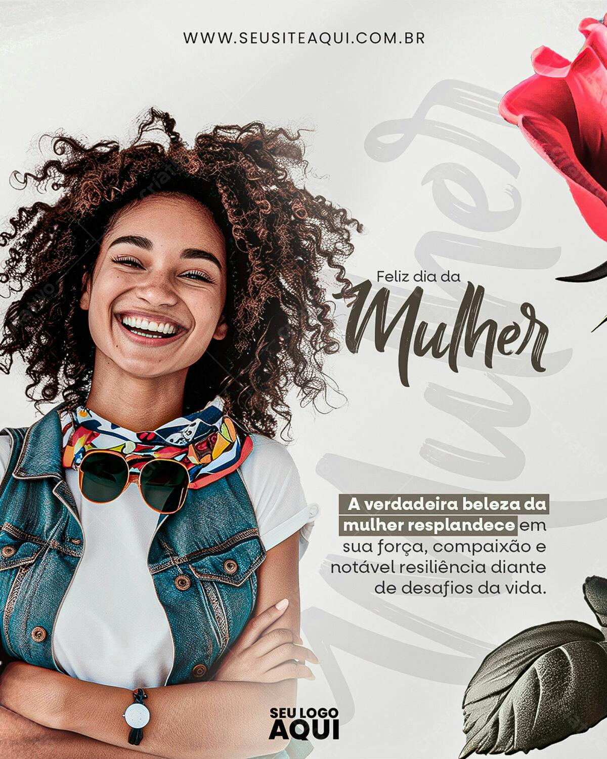 Postagem Dia da Mulher PSD Editável