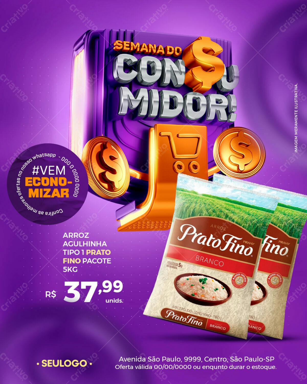 Flyer Semana do Consumidor PSD Editável