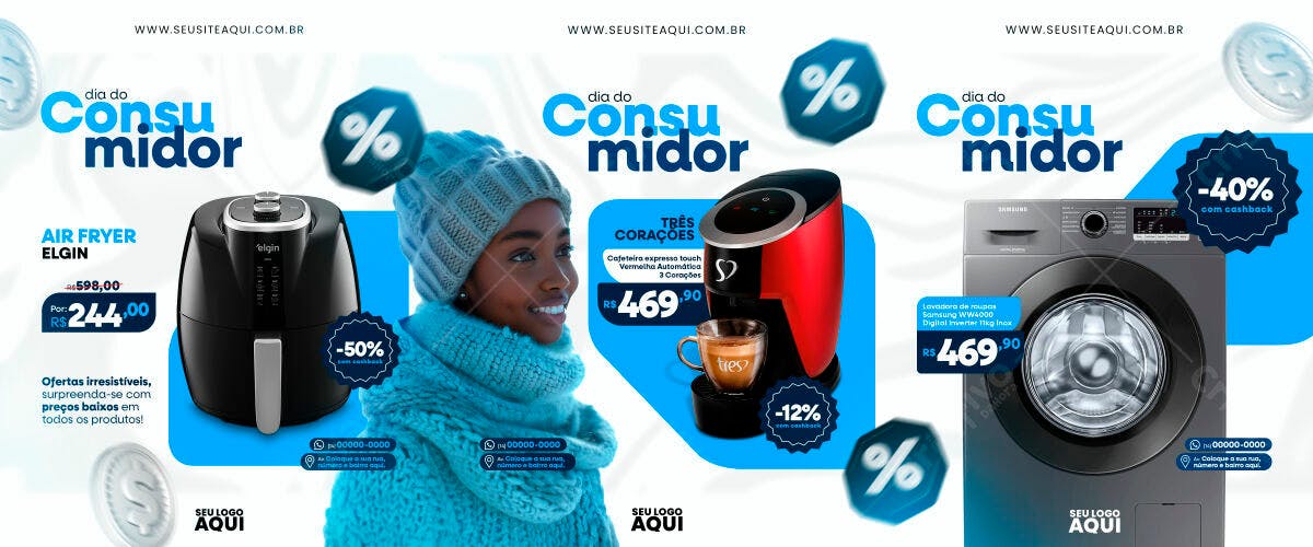 Banner Dia do Consumidor PSD Editável
