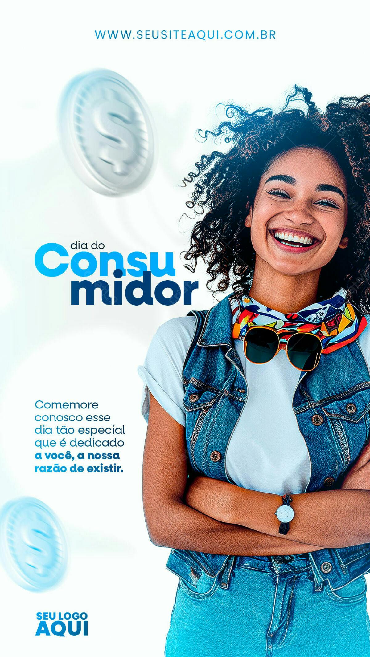 Flyer Dia do Consumidor PSD Editável
