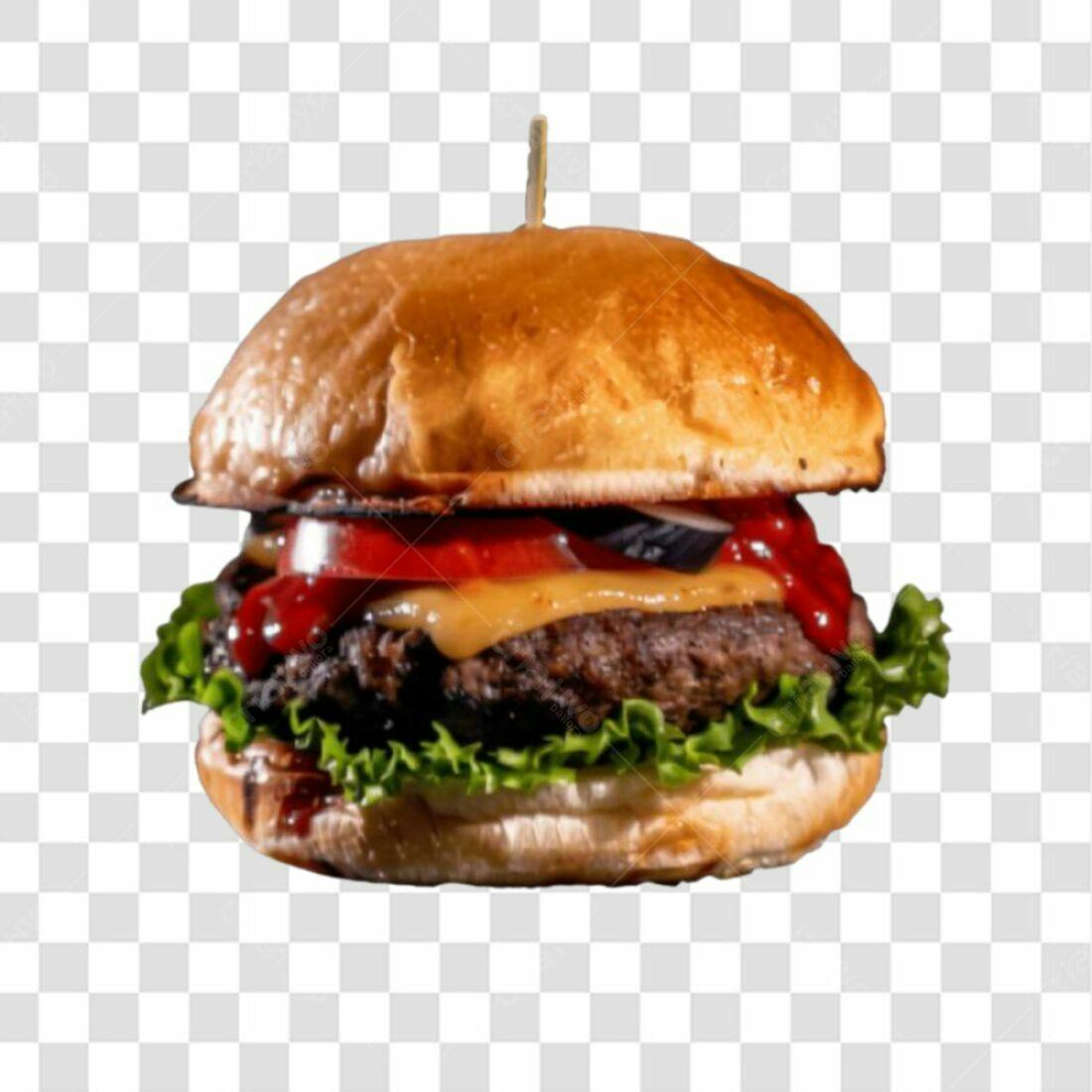 Icone Hambúrguer PNG com fundo transparente