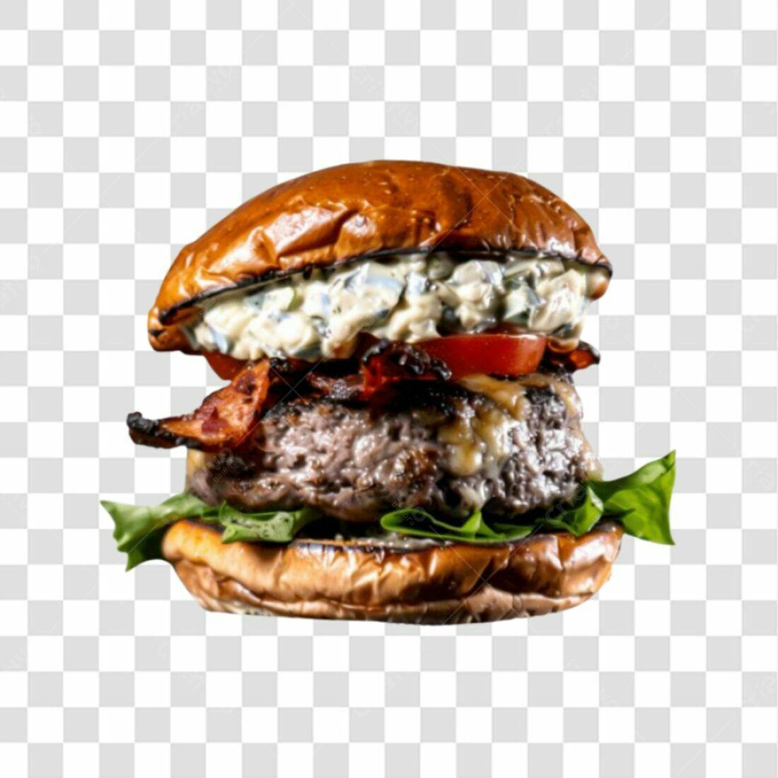 Imagem PNG de Hambúrguer Gourmet com fundo transparente